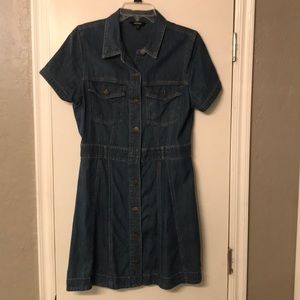Express like new denim dress